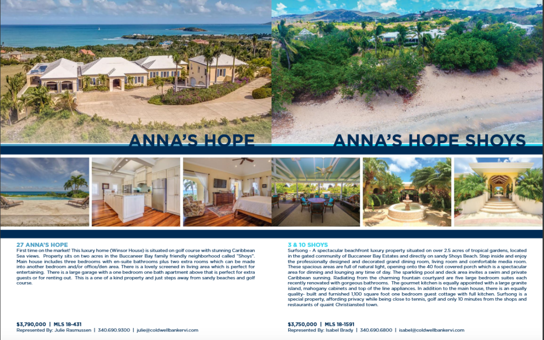 We want to feature your home in our next Coldwell Banker St. Croix Realty magazine!
